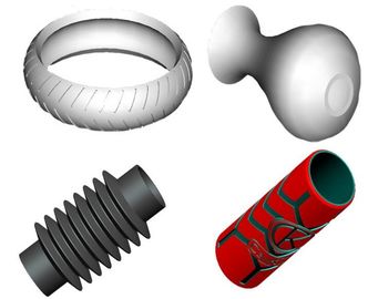 Rubber Molding Silicone Rubber Parts Automotive With Optional Shape Color
